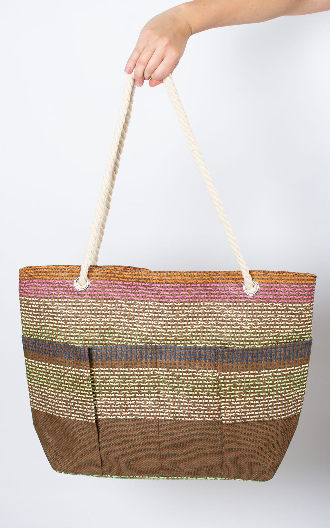 Beach Bag | Multicolour | Chocolate