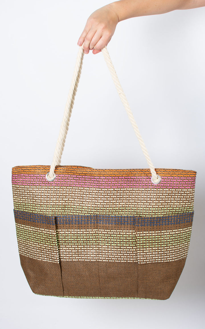Beach Bag | Multicolour | Chocolate