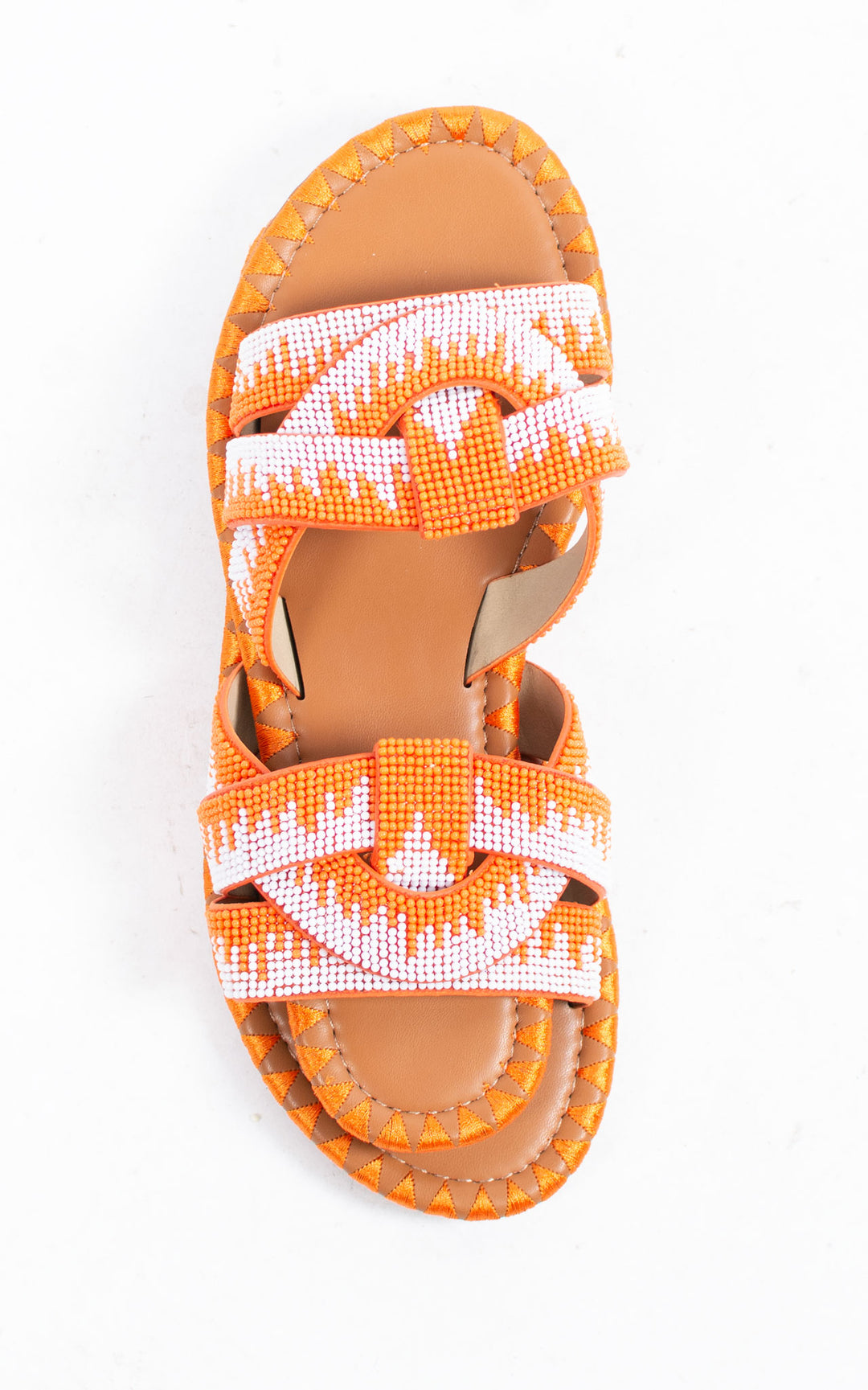 Beaded Sliders | Orange