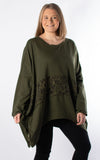 Becky Side Zip Top | Khaki