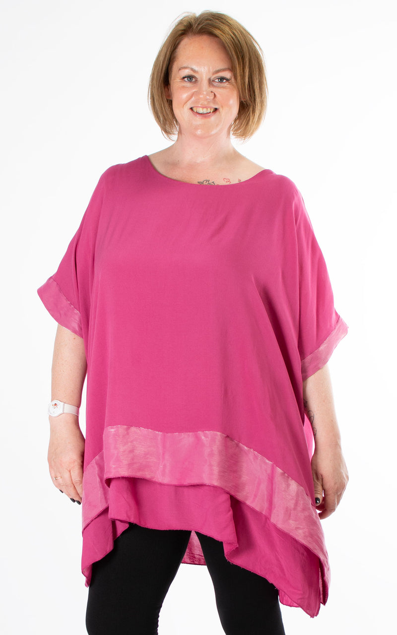 Beverly Double Layer Top | Plum