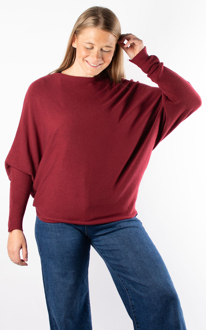 Bianca Batwing | Burgundy