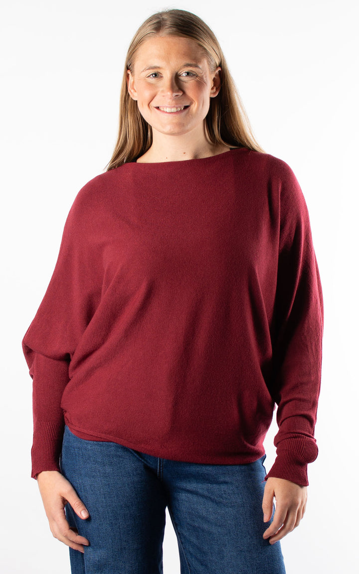 Bianca Batwing | Burgundy