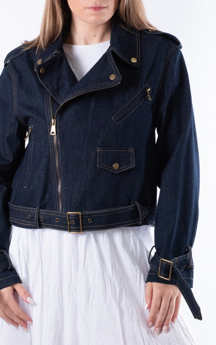 Biker Denim Jacket