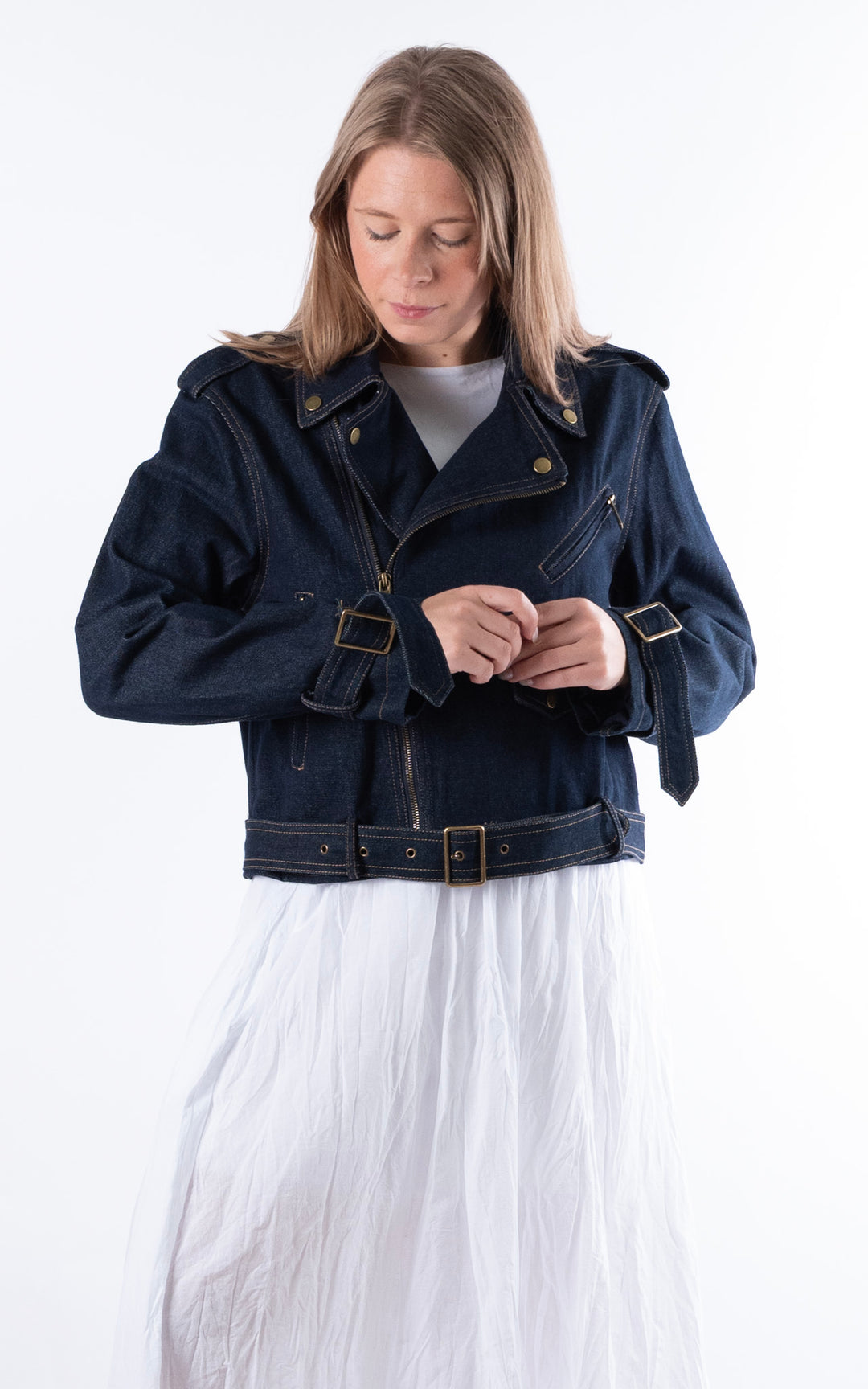 Biker Denim Jacket