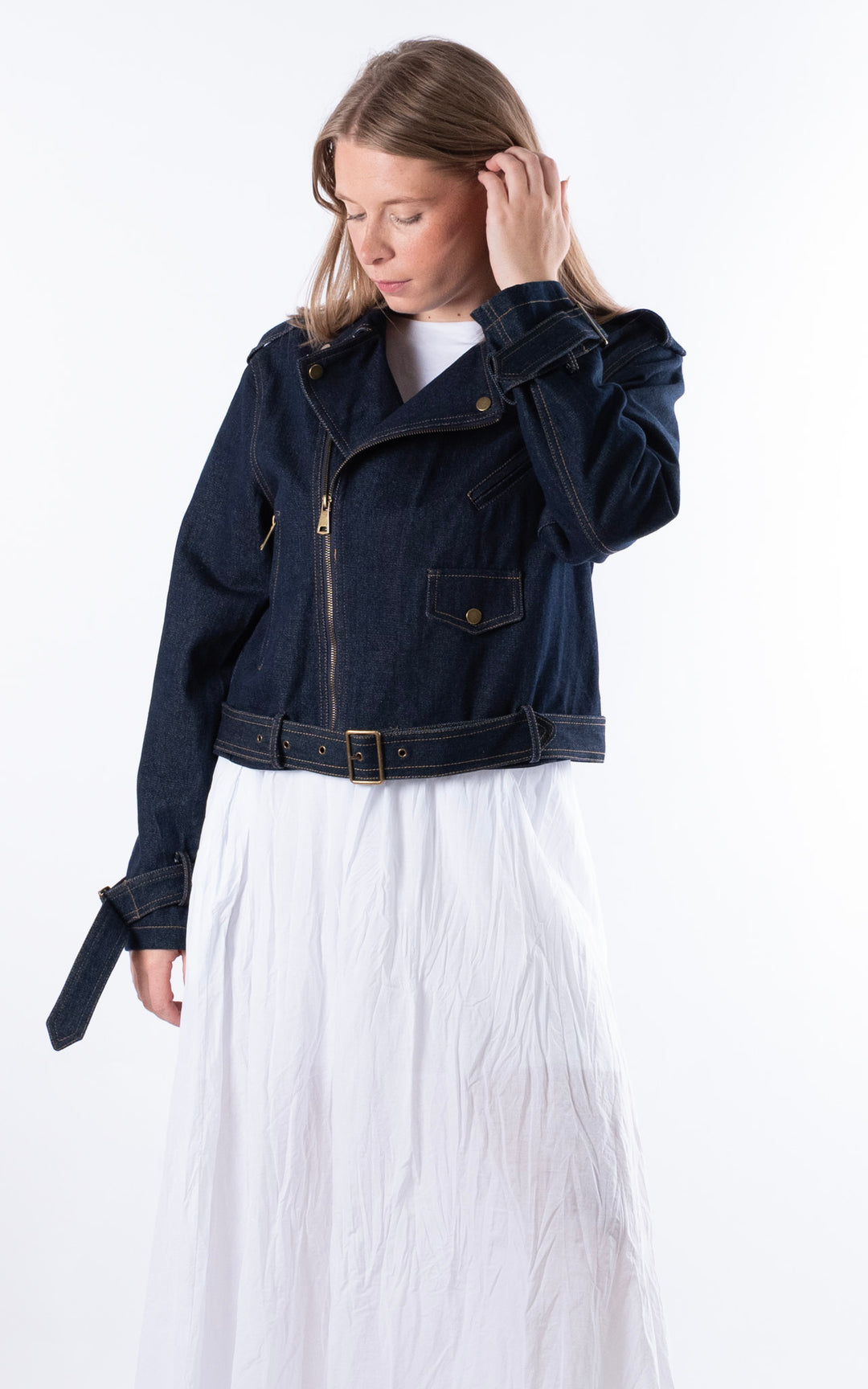 Biker Denim Jacket