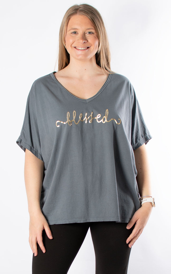 Bonnie Batwing | Blessed | Charcoal