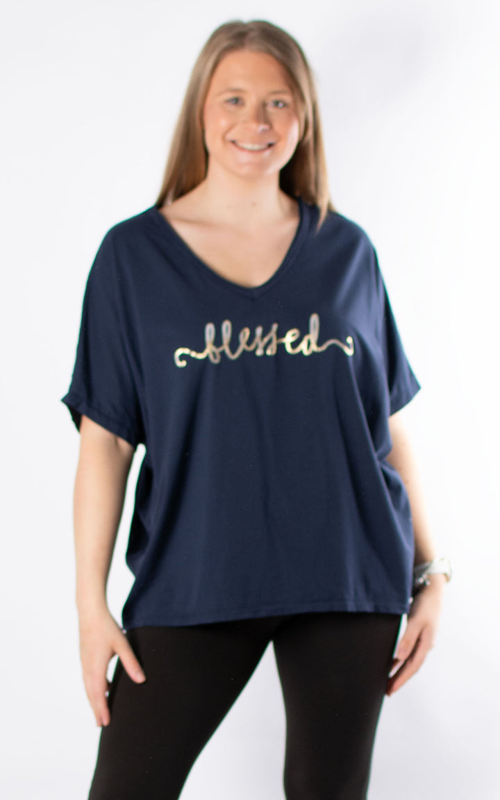 Bonnie Batwing | Blessed | Navy