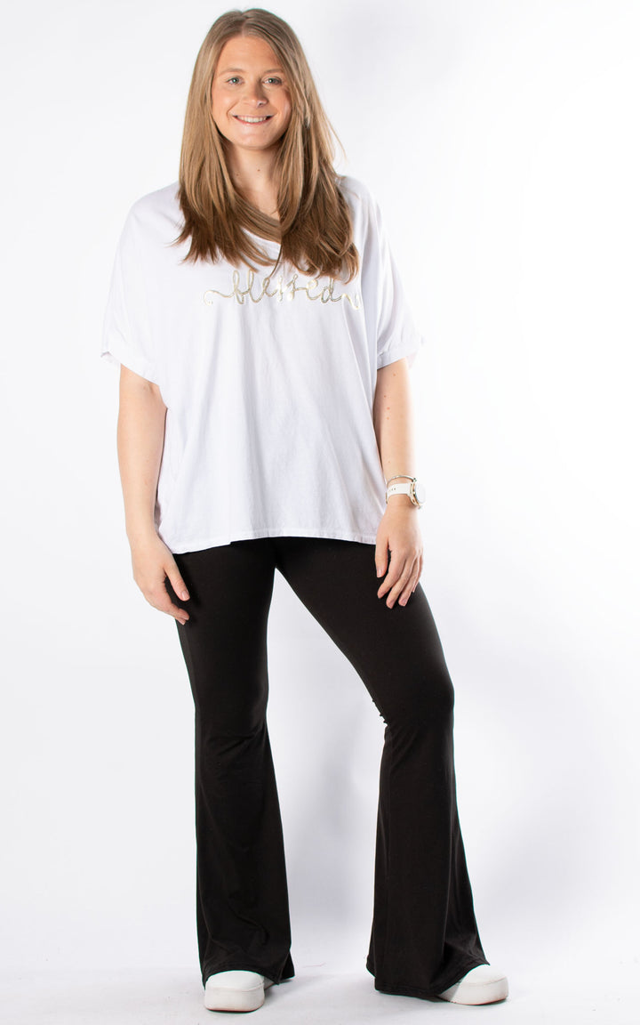Bonnie Batwing | Blessed | White
