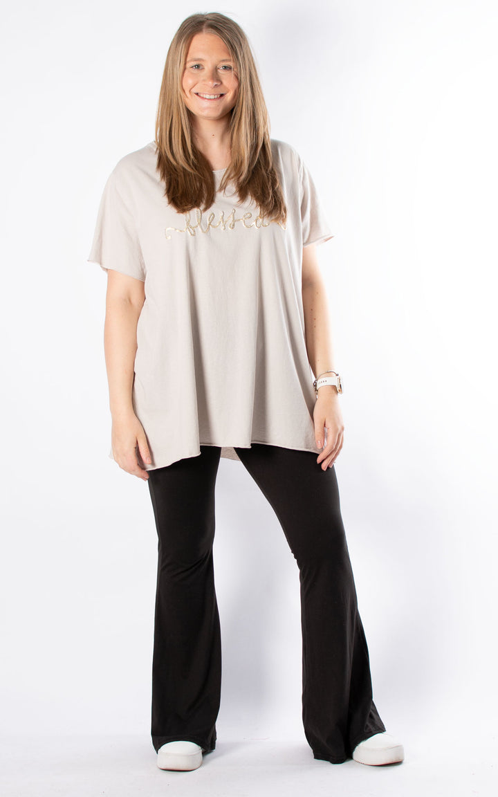 Bonnie Classic T | Blessed | Beige