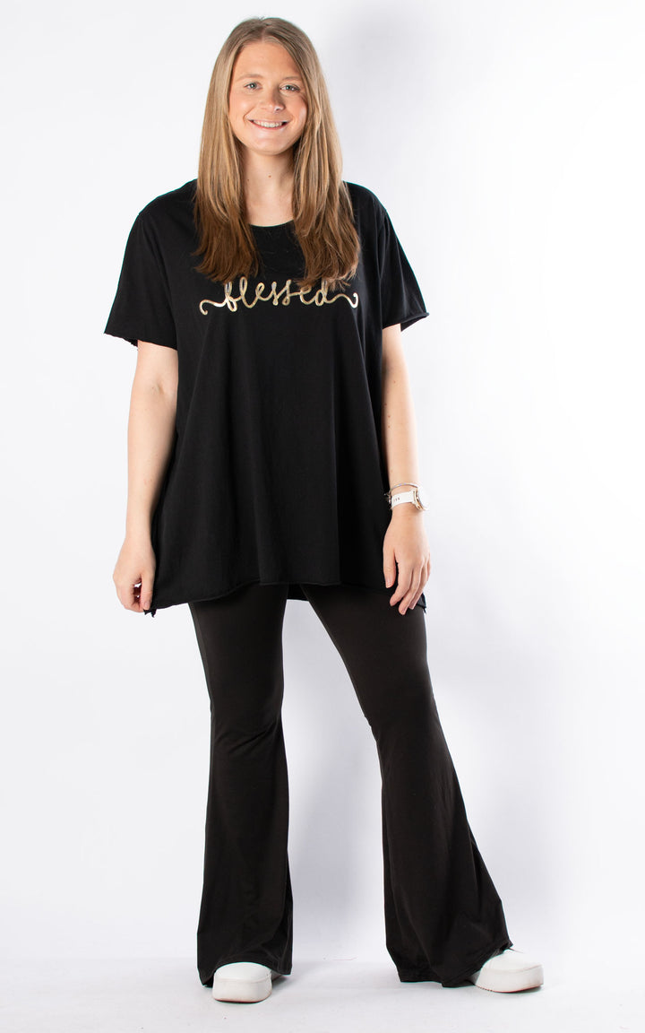 Bonnie Classic T | Blessed | Black