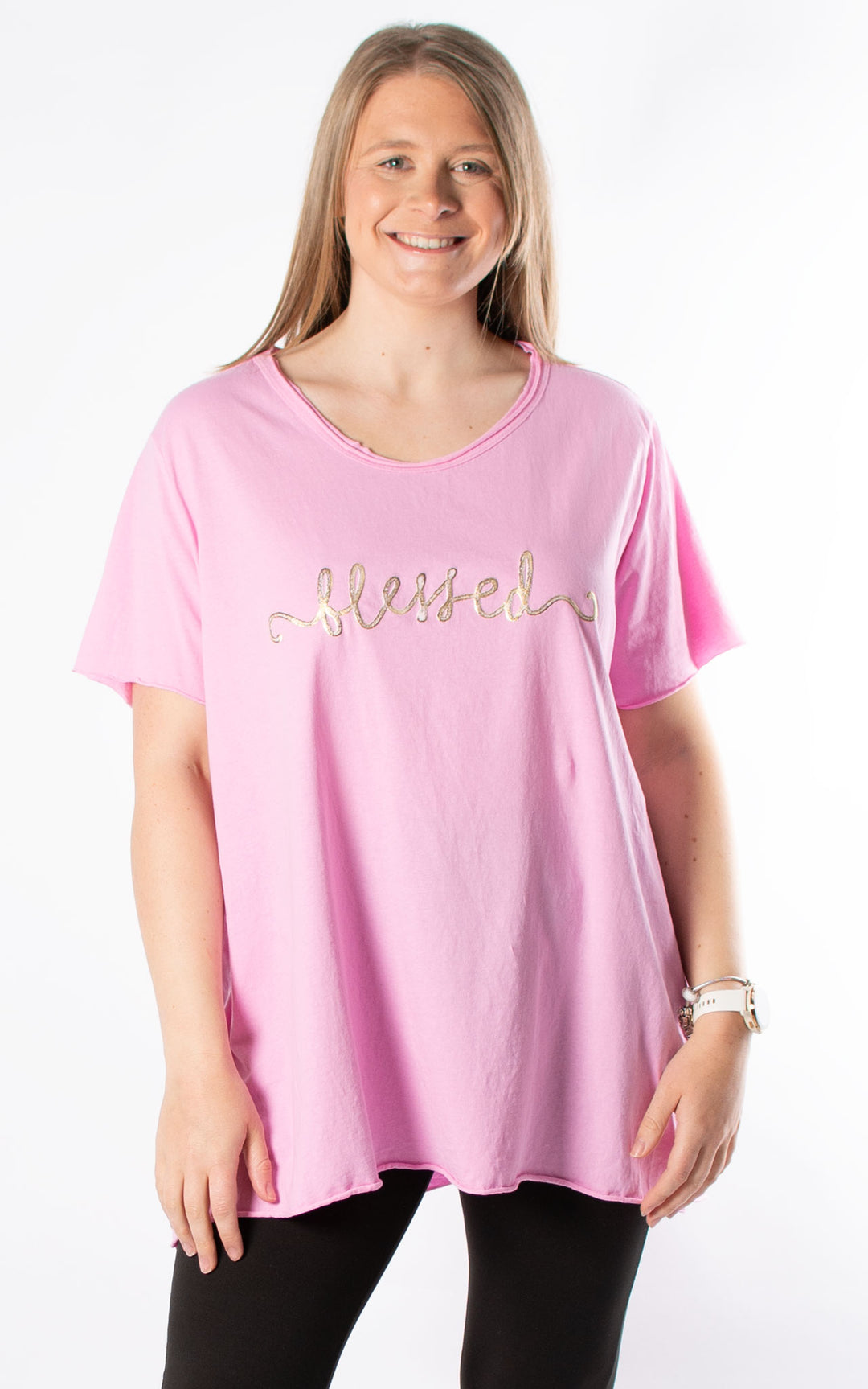Bonnie Classic T | Blessed | Candy Pink