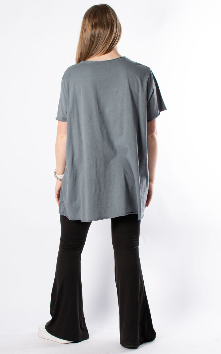 Bonnie Classic T | Blessed | Charcoal