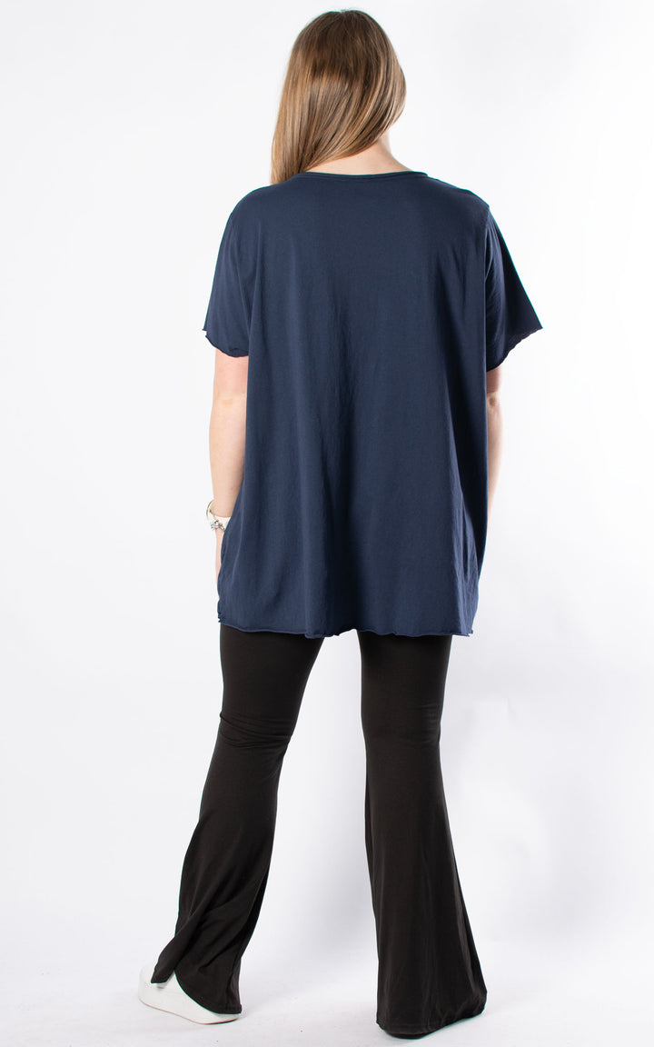 Bonnie Classic T | Blessed | Navy