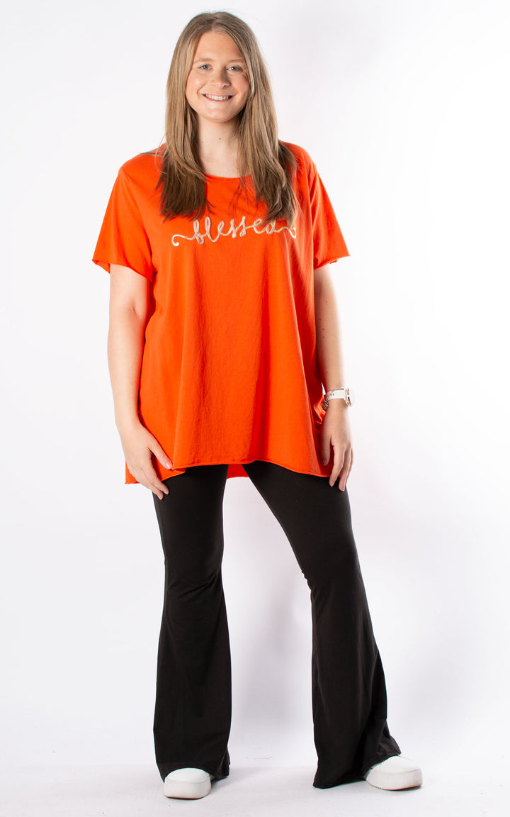 Bonnie Classic T | Blessed | Orange