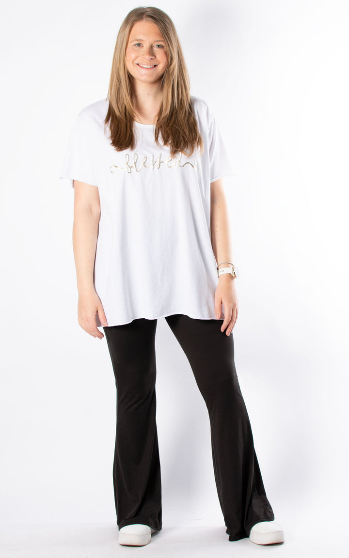 Bonnie Classic T | Blessed | White