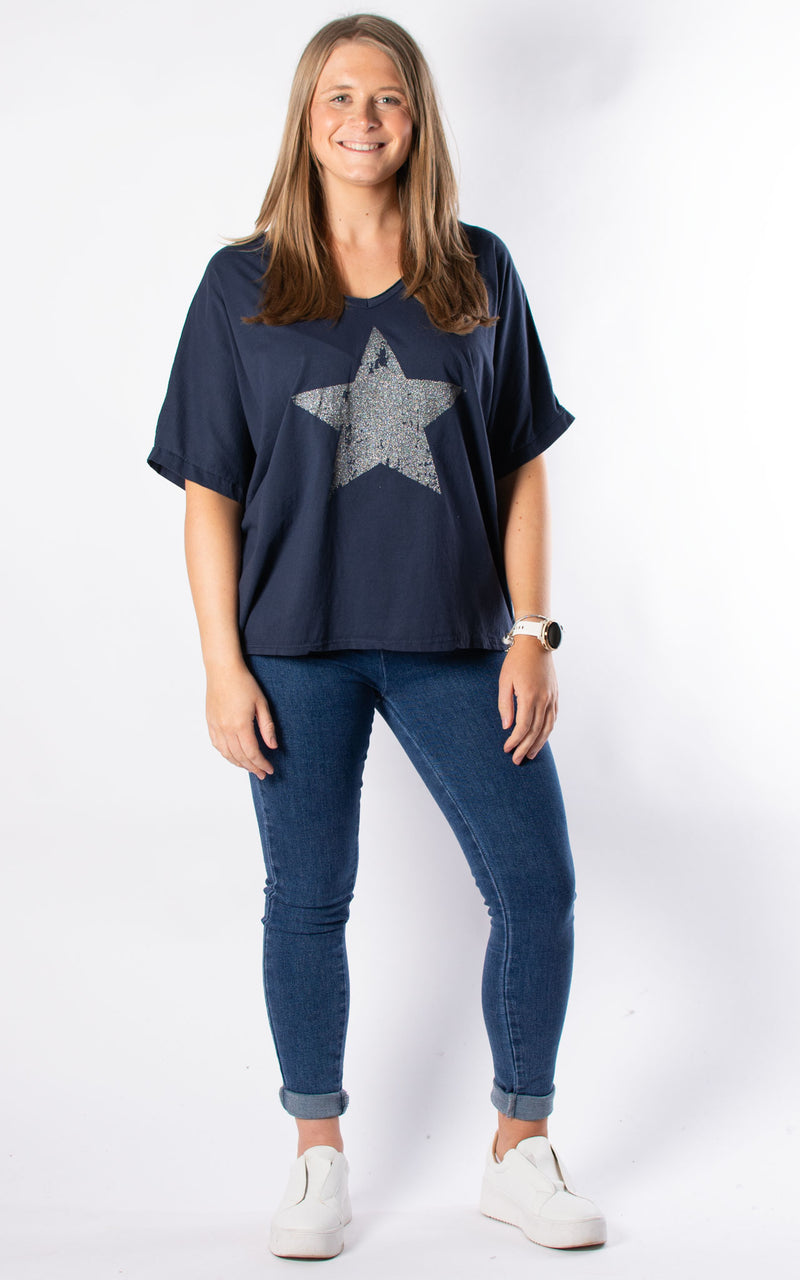 Bonnie Batwing | Star | Navy