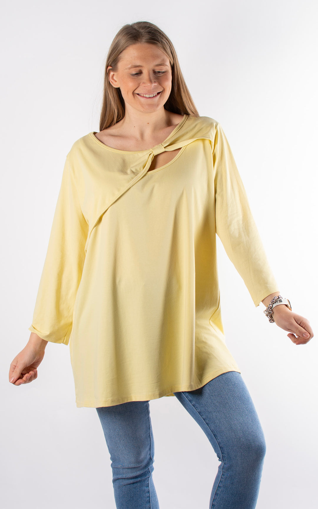 Bow Tee Yellow