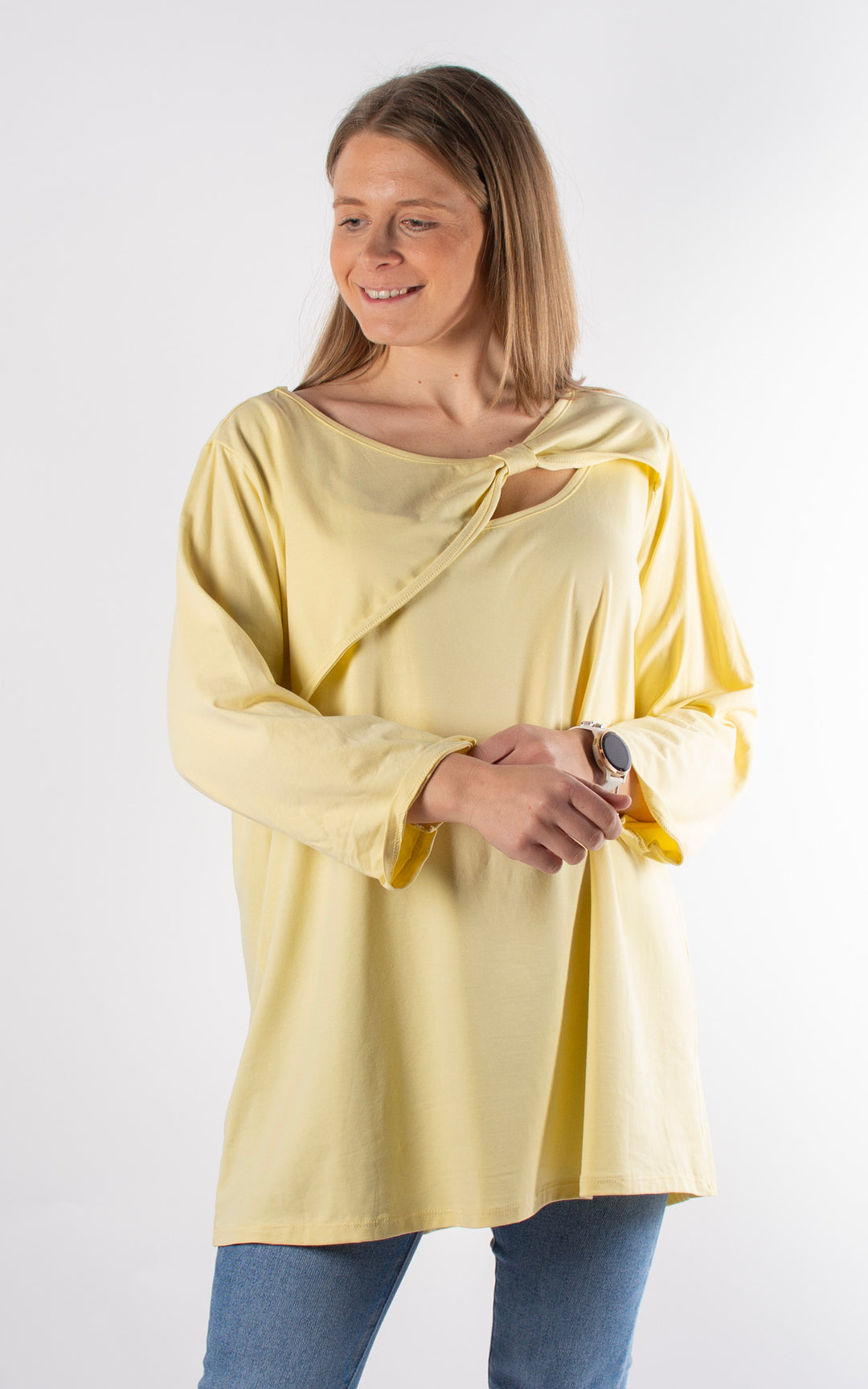 Bow Tee Yellow