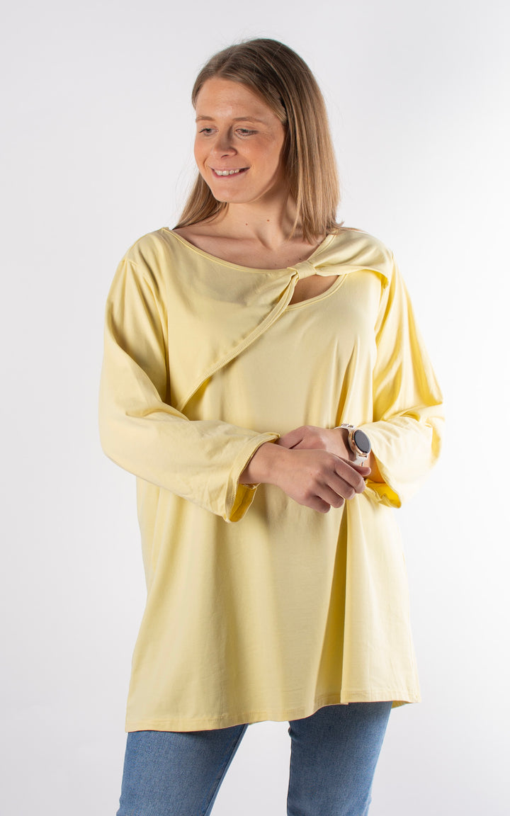 Bow Tee Yellow