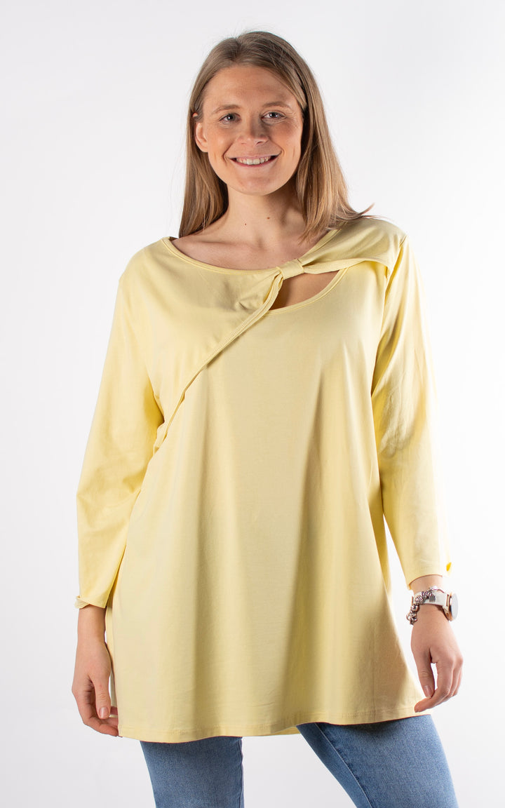 Bow Tee Yellow