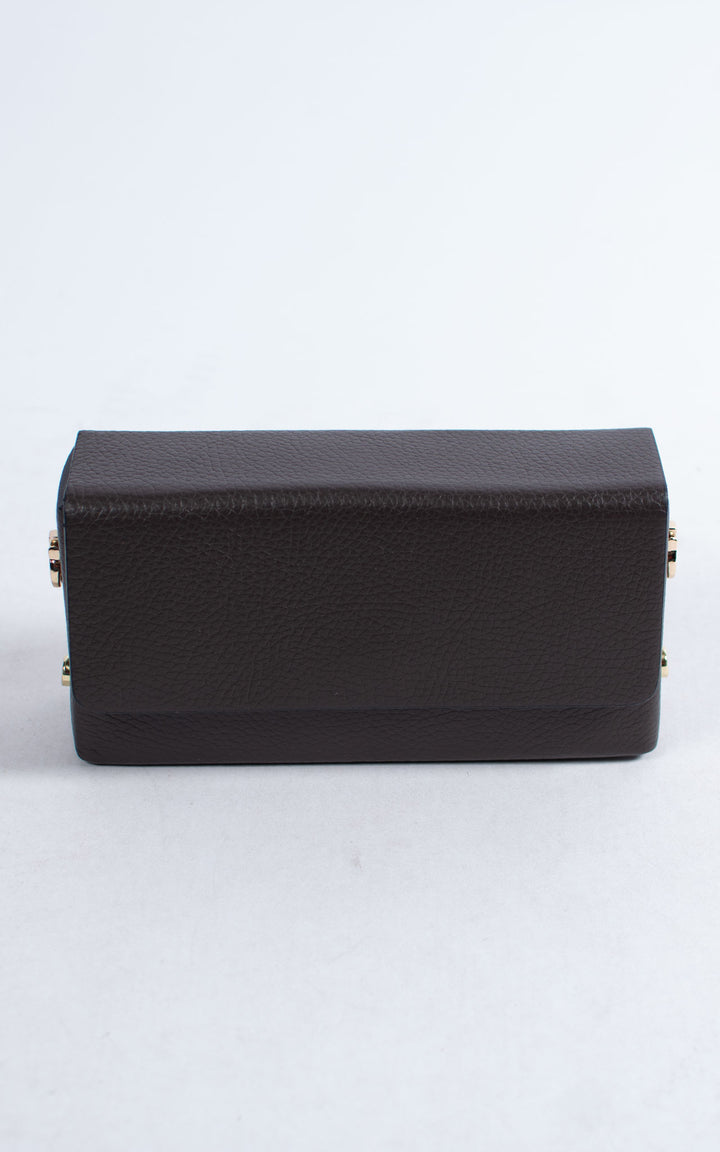 Box Leather Bag | Chocolate