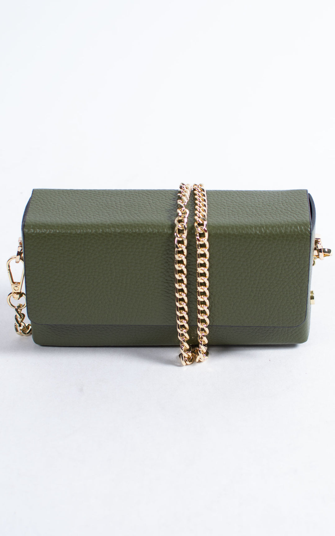 Box Leather Bag | Khaki