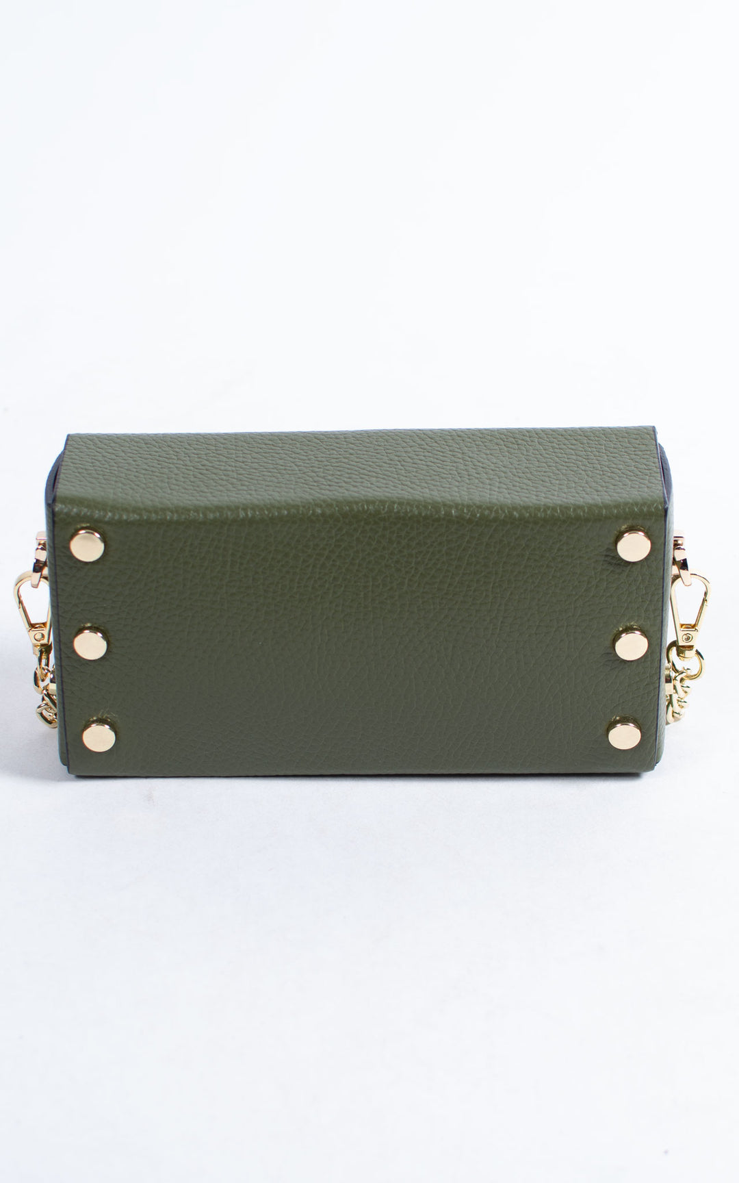 Box Leather Bag | Khaki