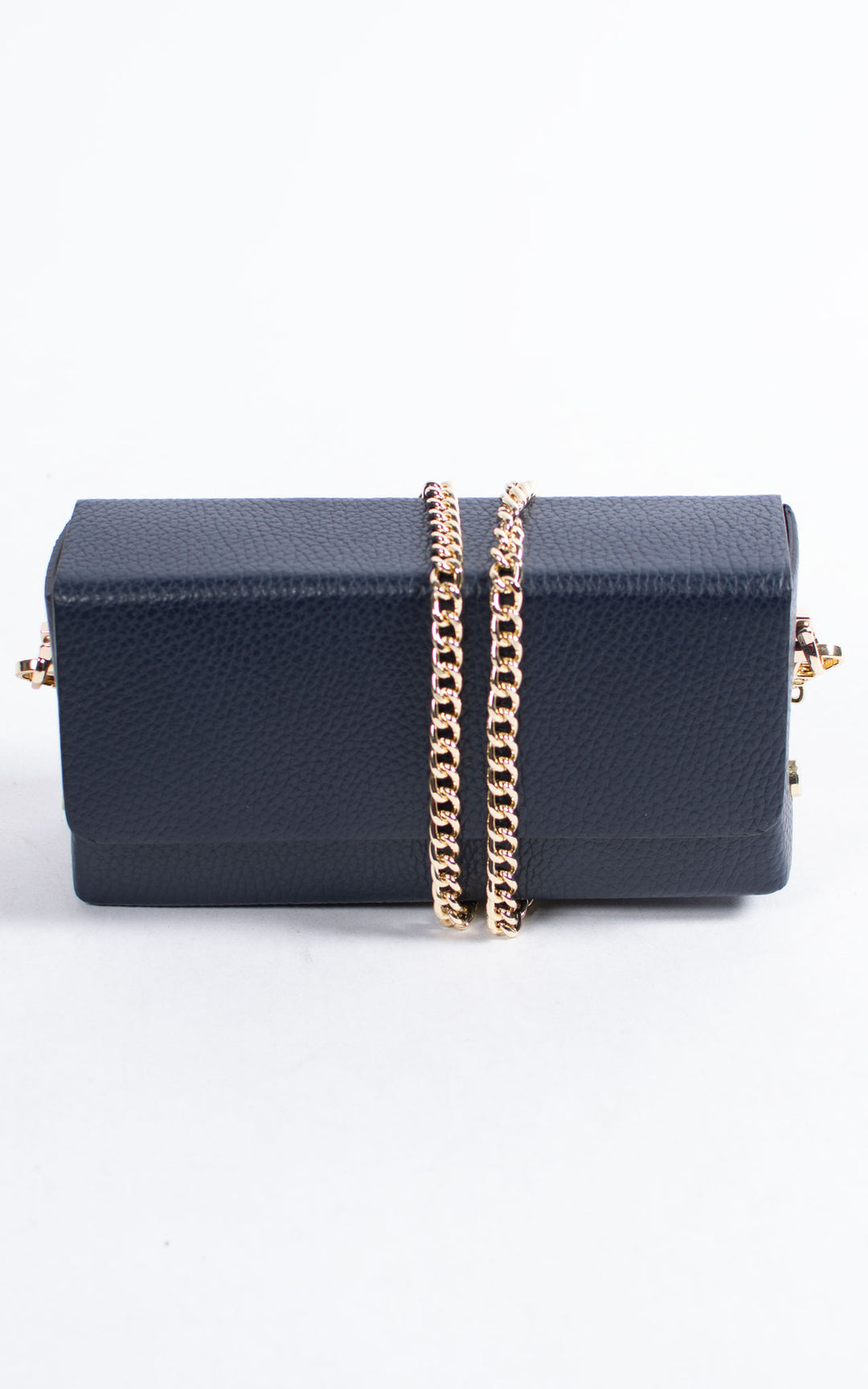 Box Leather Bag | Navy