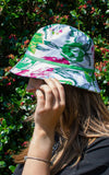 Bucket Hat | Abstract Flower | Green