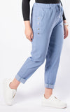 Button Magic Trousers | Denim