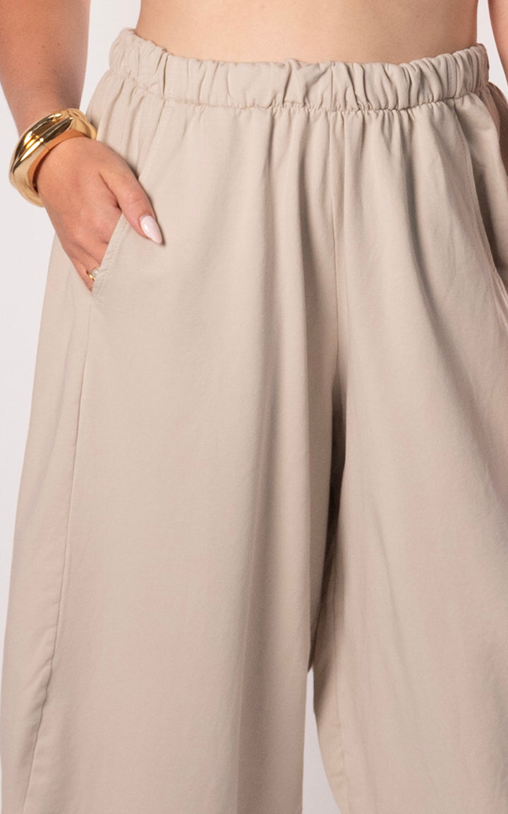 Callie Balloon Jogger | Beige