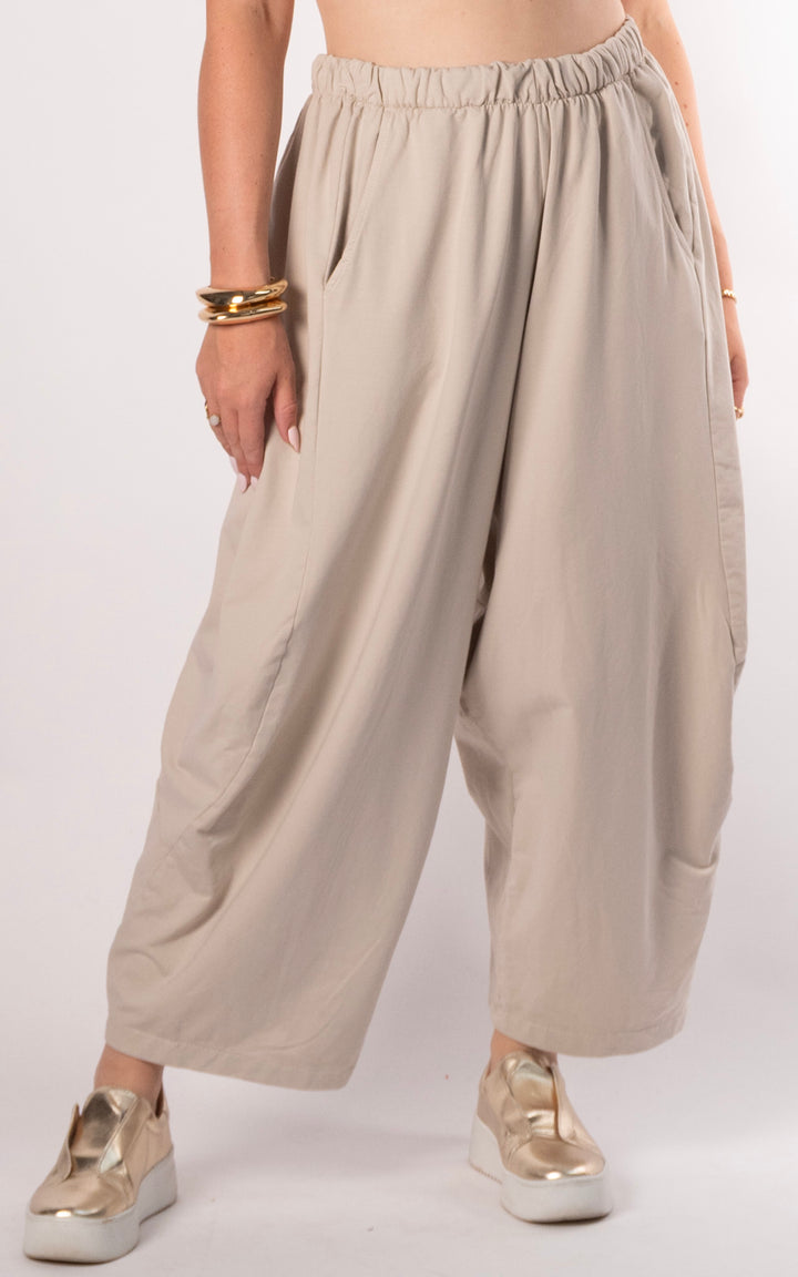 Callie Balloon Jogger | Beige