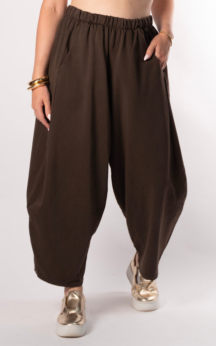 Callie Balloon Jogger | Chocolate