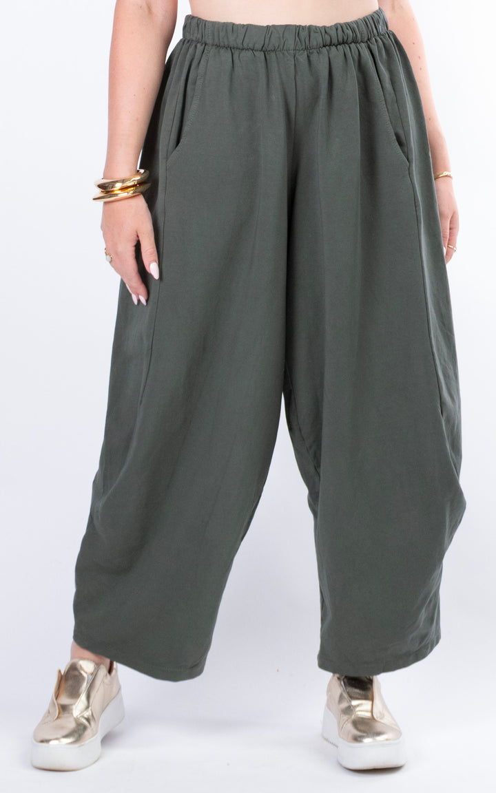 Callie Balloon Jogger | Khaki