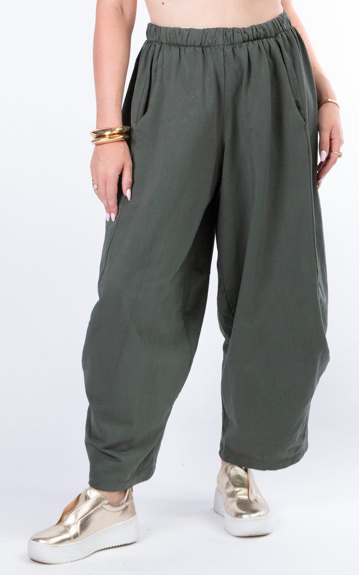 Callie Balloon Jogger | Khaki