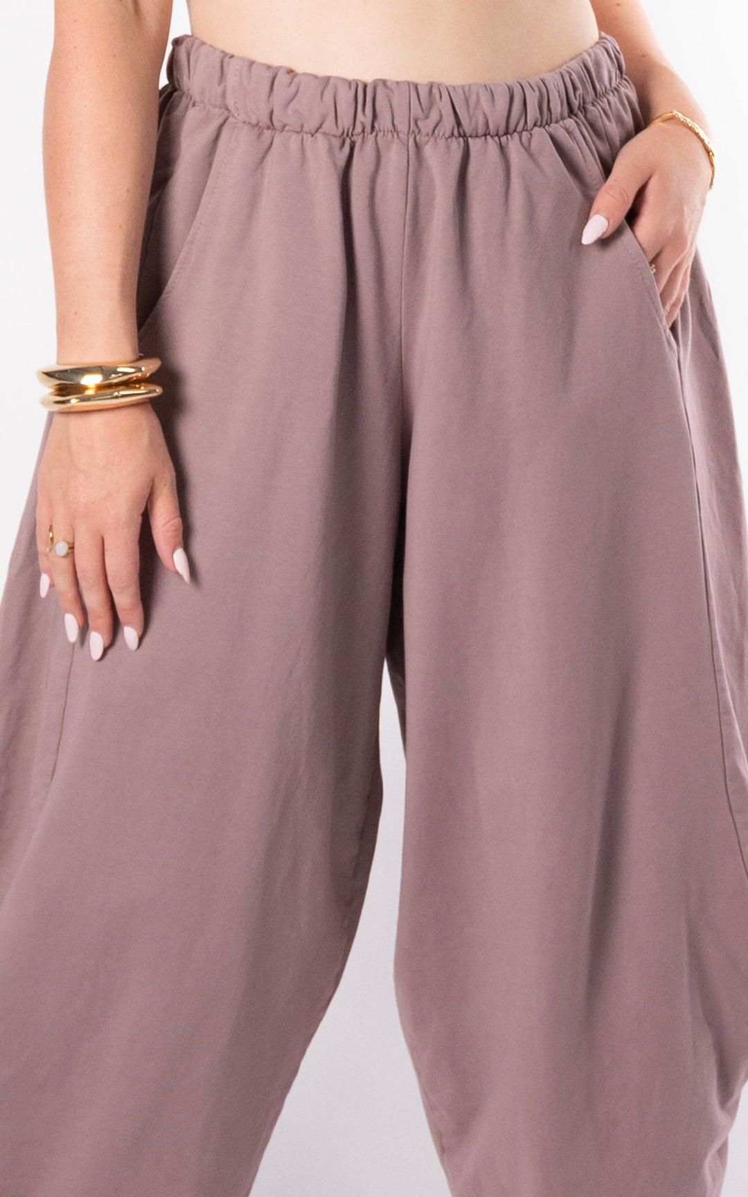 Callie Balloon Jogger | Mauve