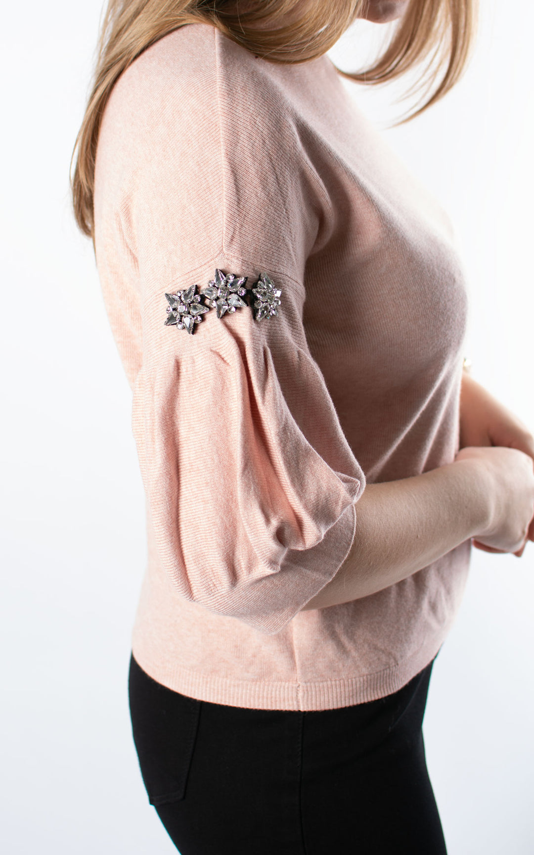 Cally Cropped Jumper | Pink