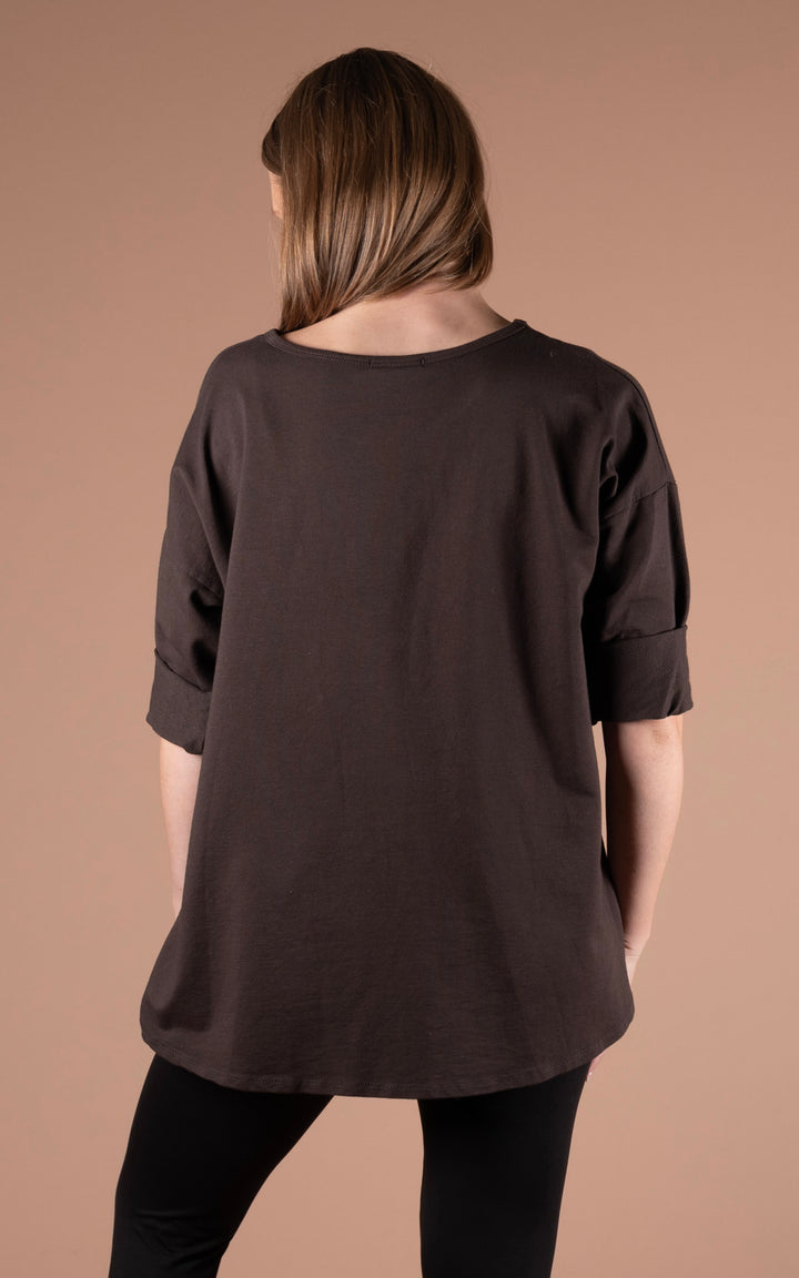 Camille Star Top| Brown