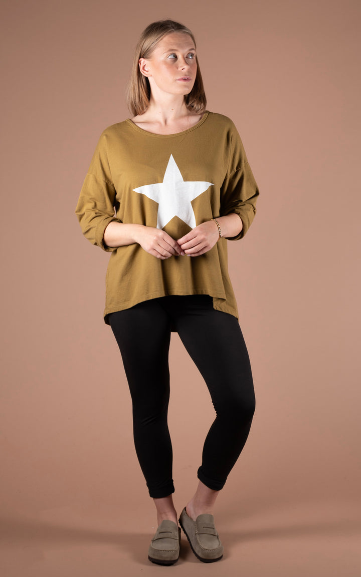 Camille Star Top | Gold