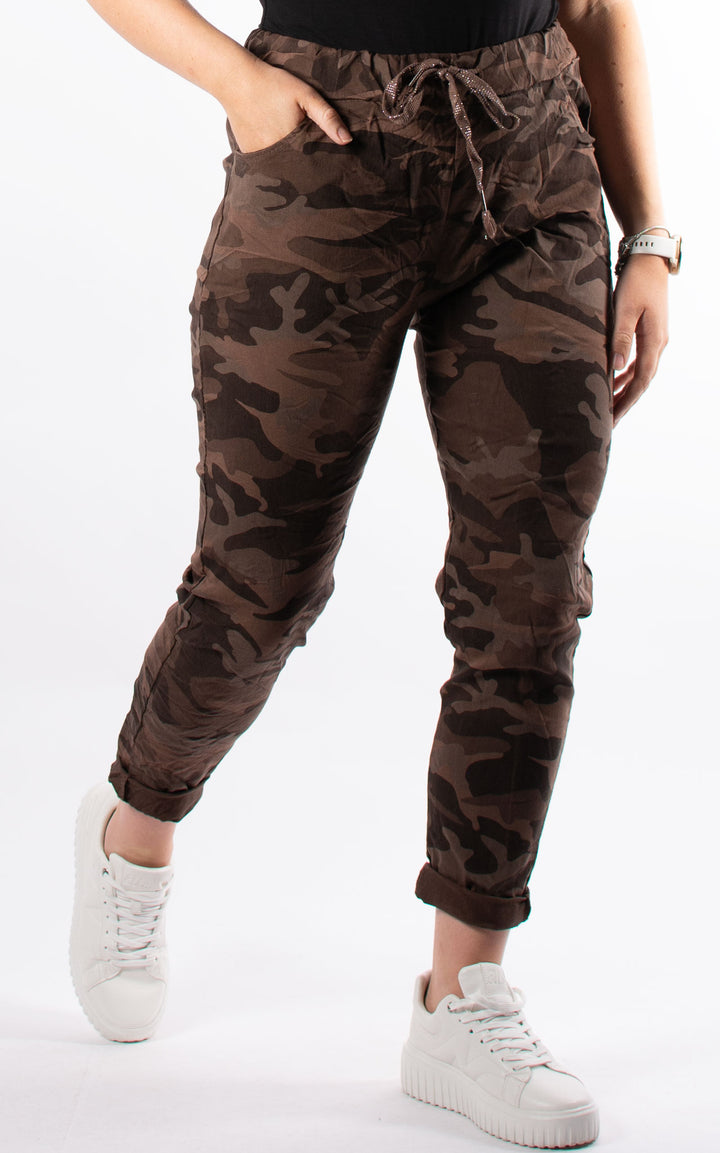 Camo Magic Jogger | Chocolate