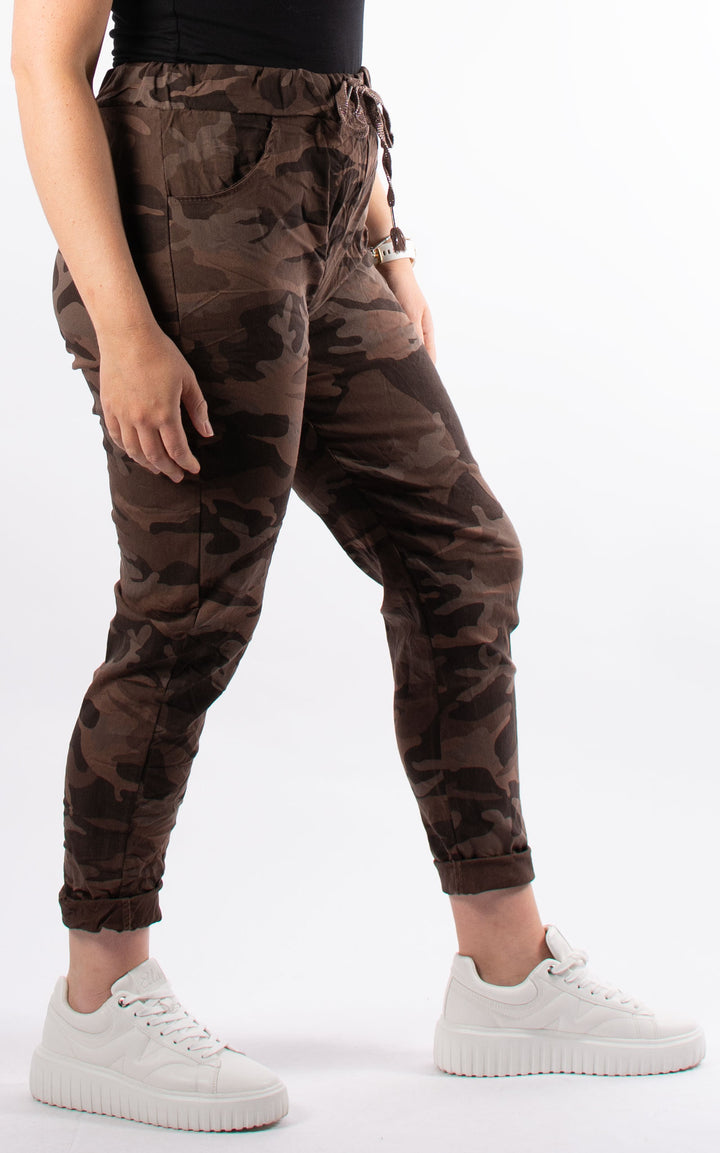 Camo Magic Jogger | Chocolate