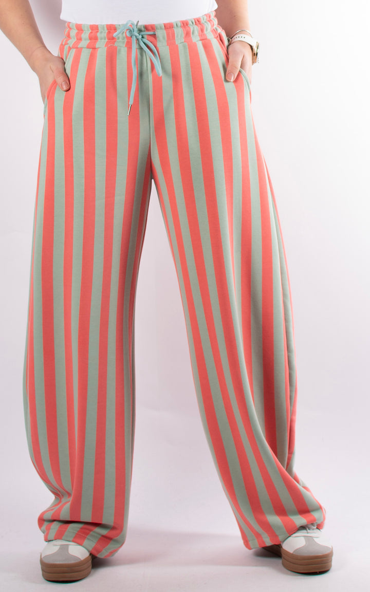 Candy Stripe Jogger | Coral&Sage