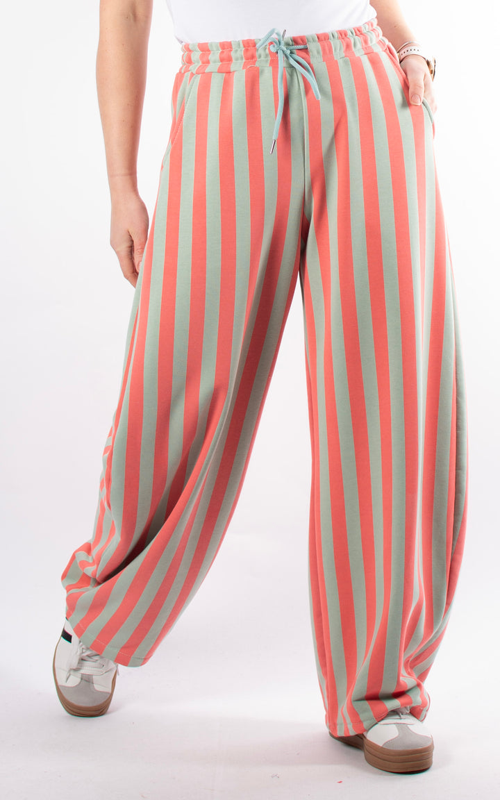 Candy Stripe Jogger | Coral&Sage