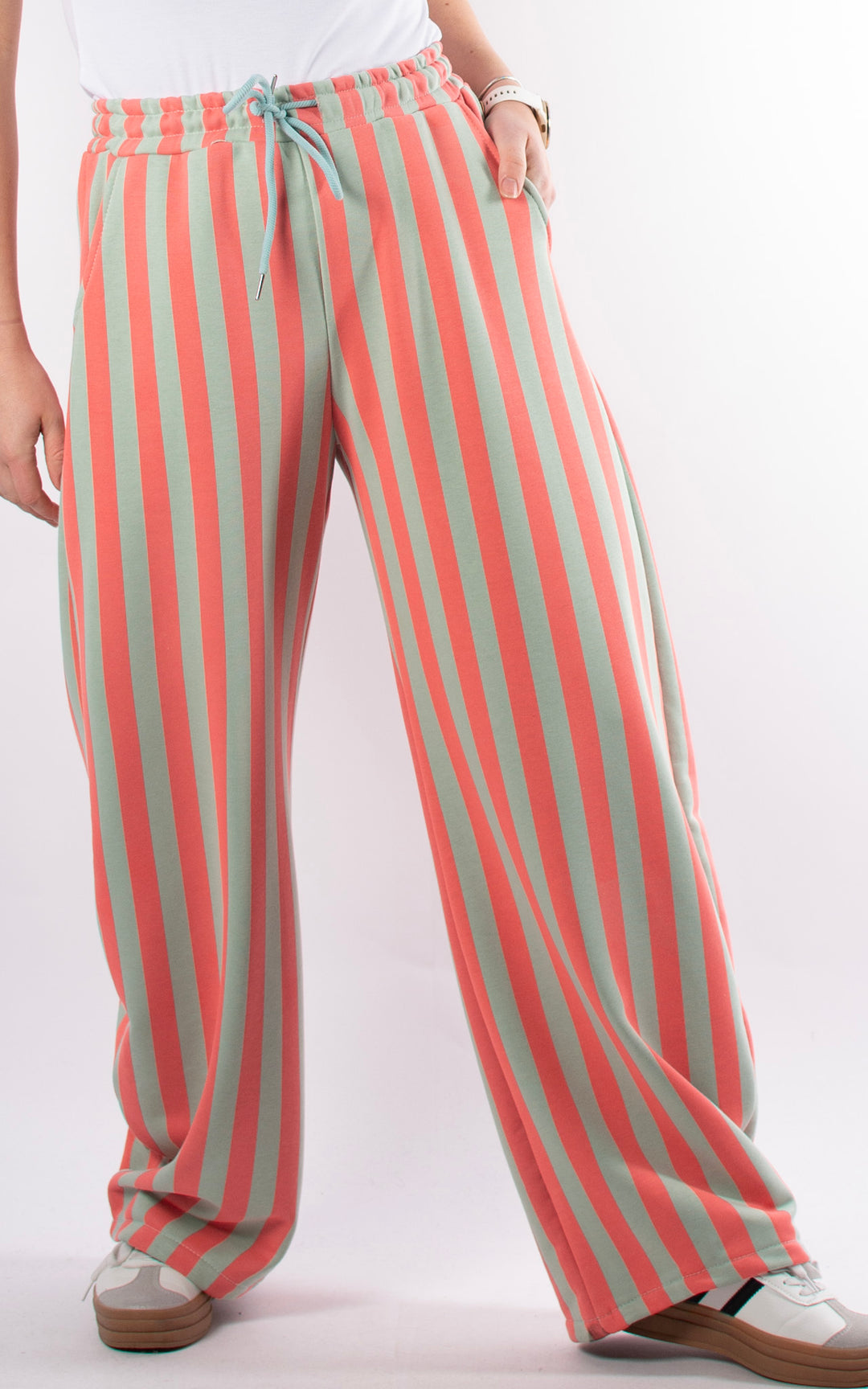 Candy Stripe Jogger | Coral&Sage