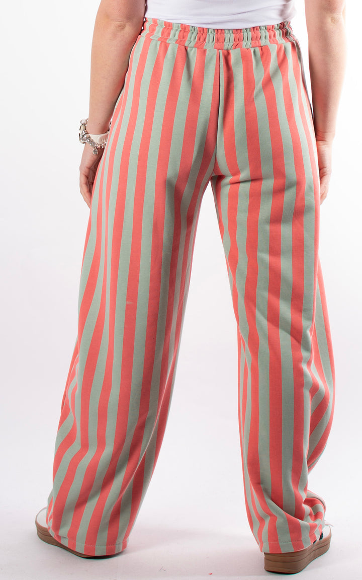 Candy Stripe Jogger | Coral&Sage