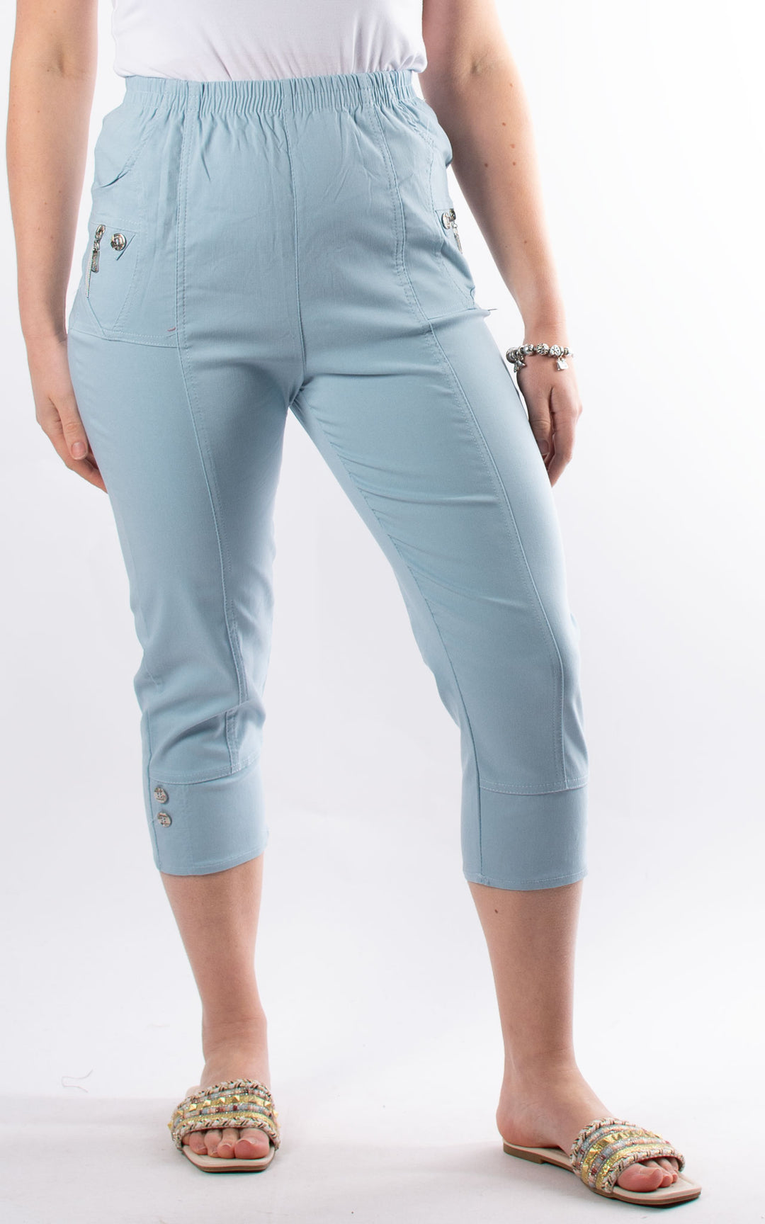 Capri Pants | Blue