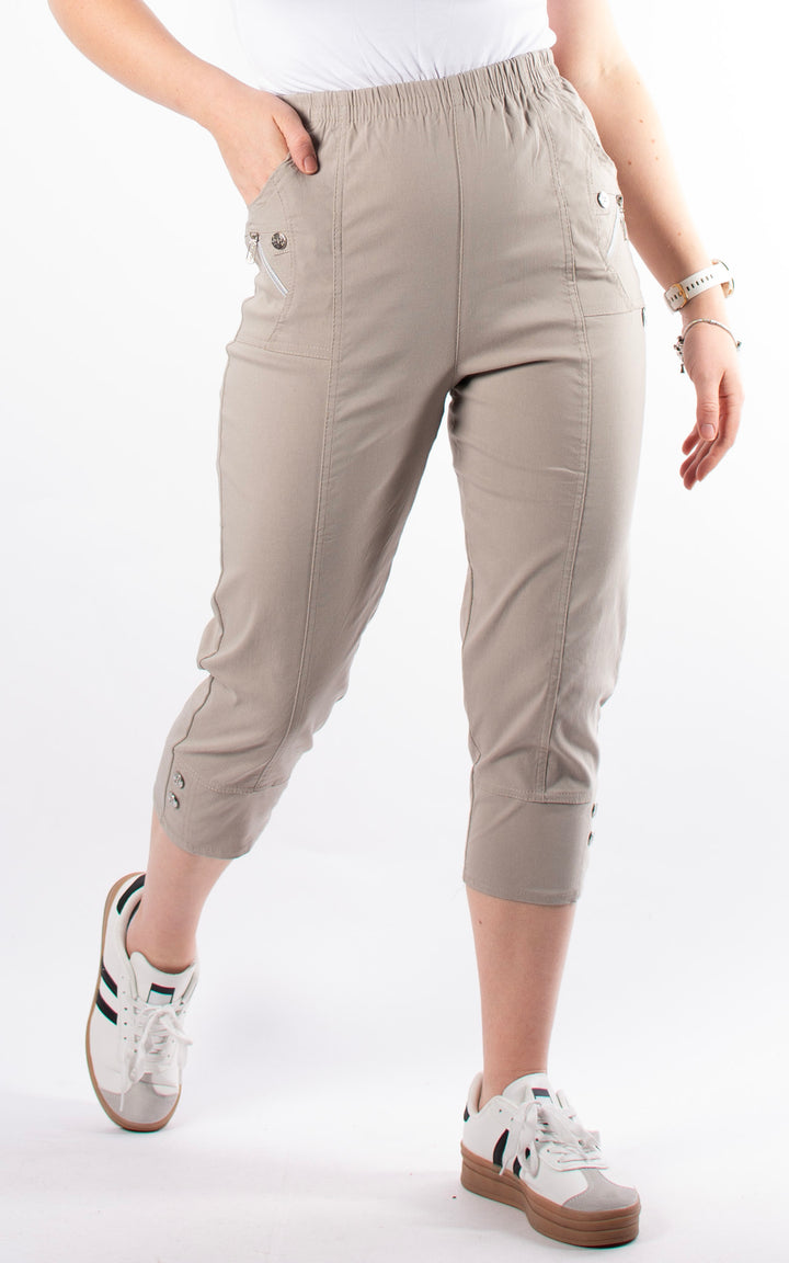 Capri Pants | Stone