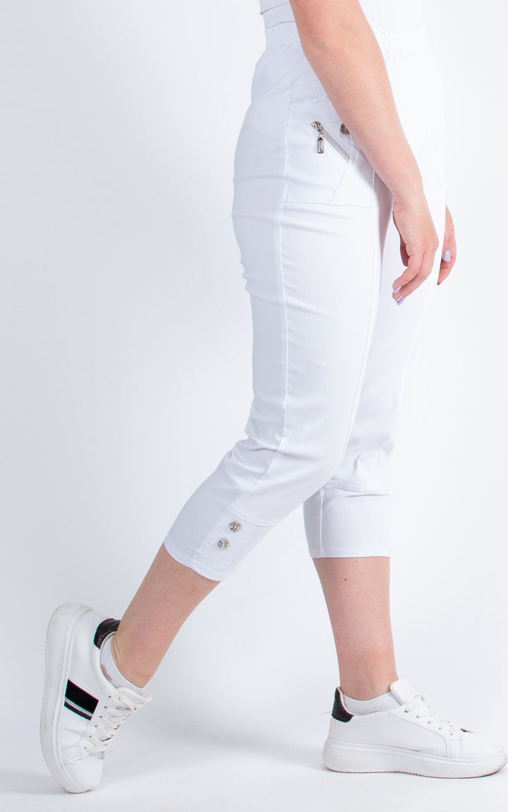 Capri Pants | White
