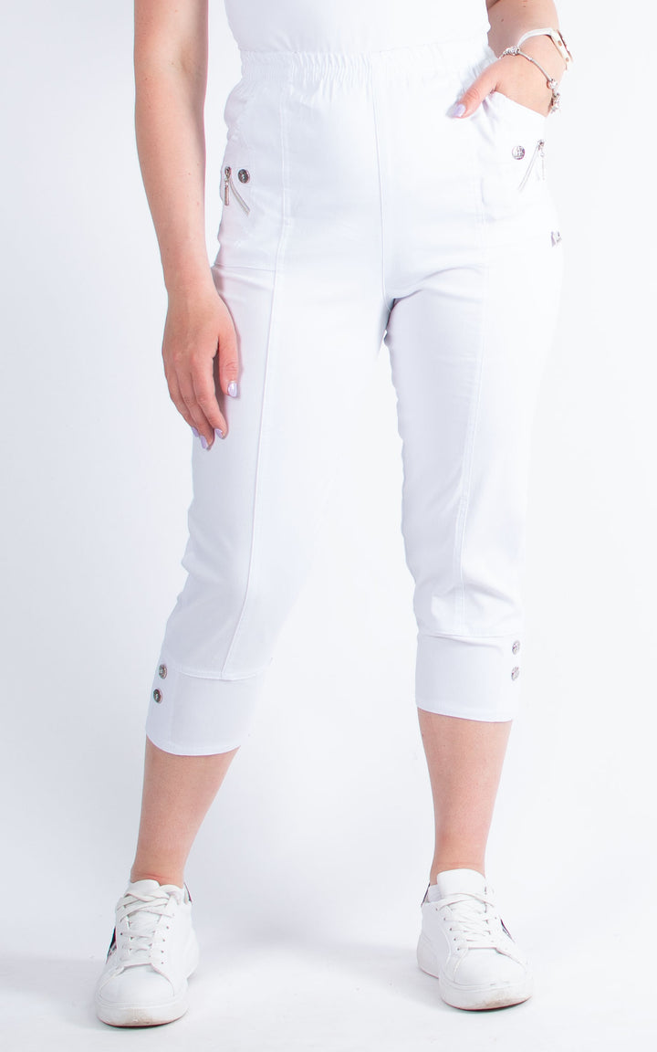 Capri Pants | White